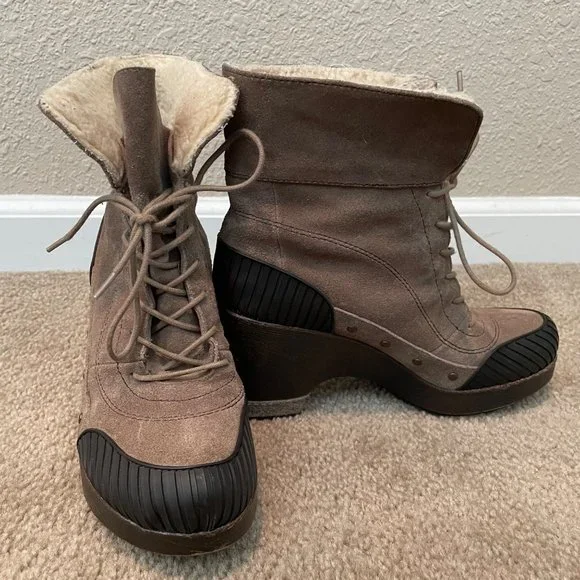 Jambu Netherlands Leather lace up boots. Size 8 - Picture 12 of 15